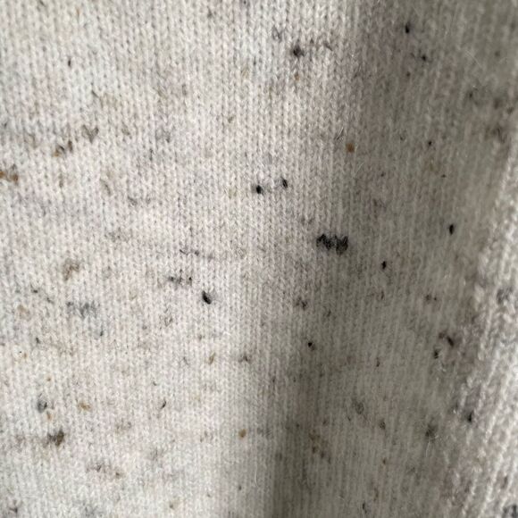 Max Studio Womens Funnel Cowlneck Sweater 2X Cream Marle Oversized Gilmore Girls - Picture 6 of 7